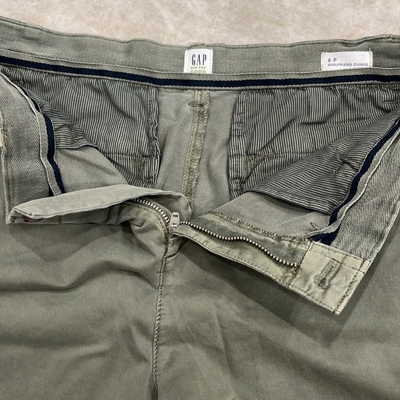 NEW GAP Girlfriend Chinos‎ | "Temporal" Olive Green | Petite 8 (8P) - Picture 9 of 11